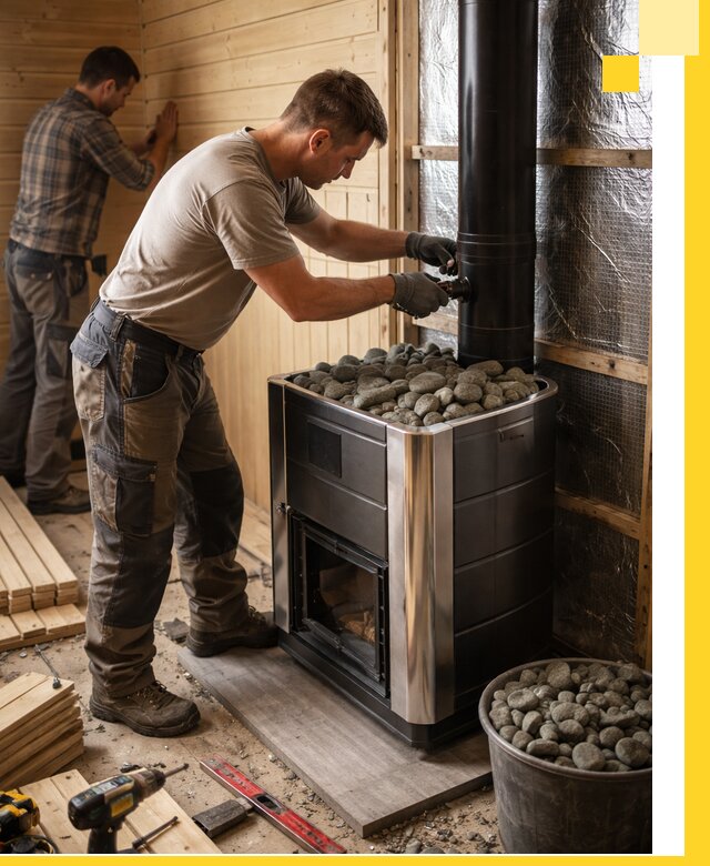 Проектирование и строительство парилок для бани в Анапе под ключ