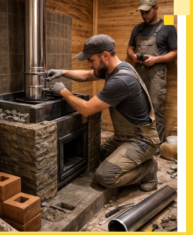 Изготовление и установка банных печей под ключ в Анапе