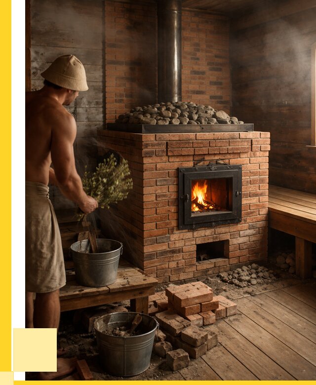 Кирпичные банные печи в Анапе от 93456 р. | ЭриданНпа