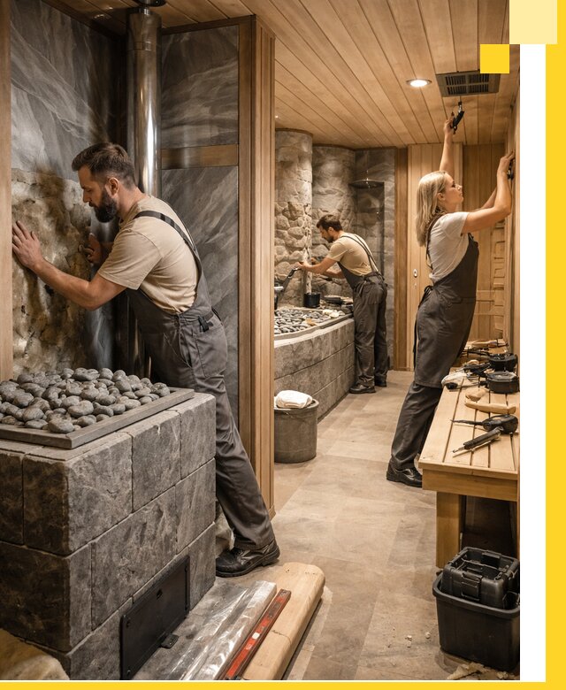 Строительство бань и SPA процедур в Анапе под ключ и отделкой