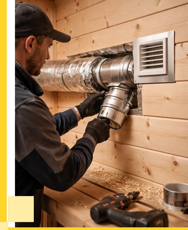 Монтаж вентиляции бани в Анапе от 12461 р. | ЭриданНпа