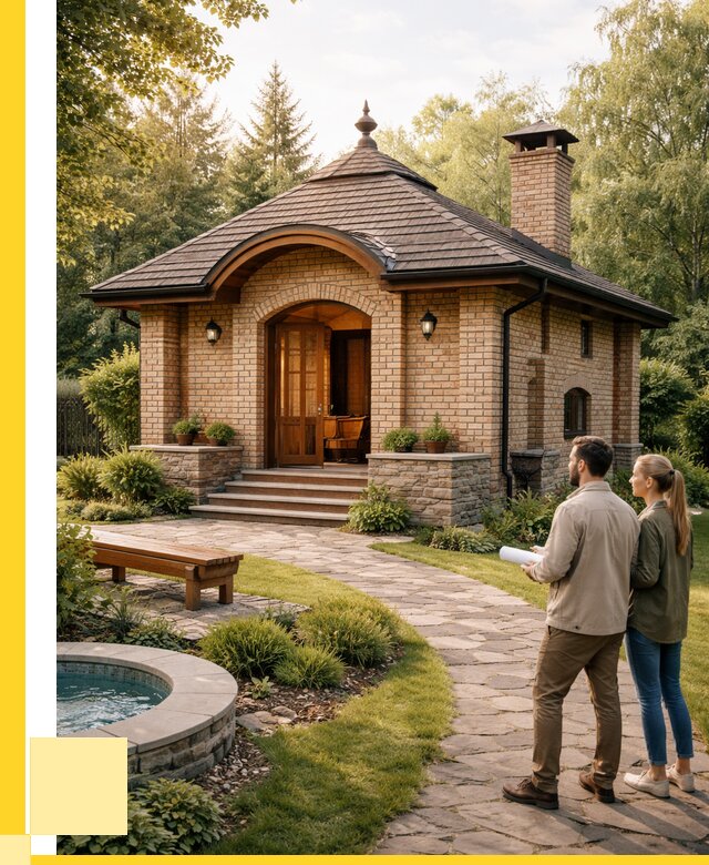 Проект кирпичной бани в Анапе от 31152 р. | ЭриданНпа