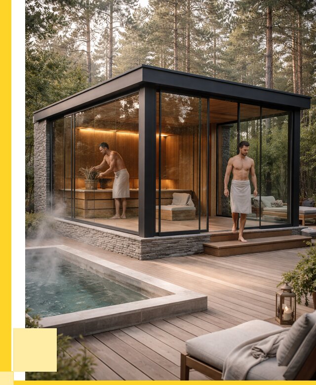 Стеклянные бани и двери в Анапе от 467280 р. | ЭриданНпа