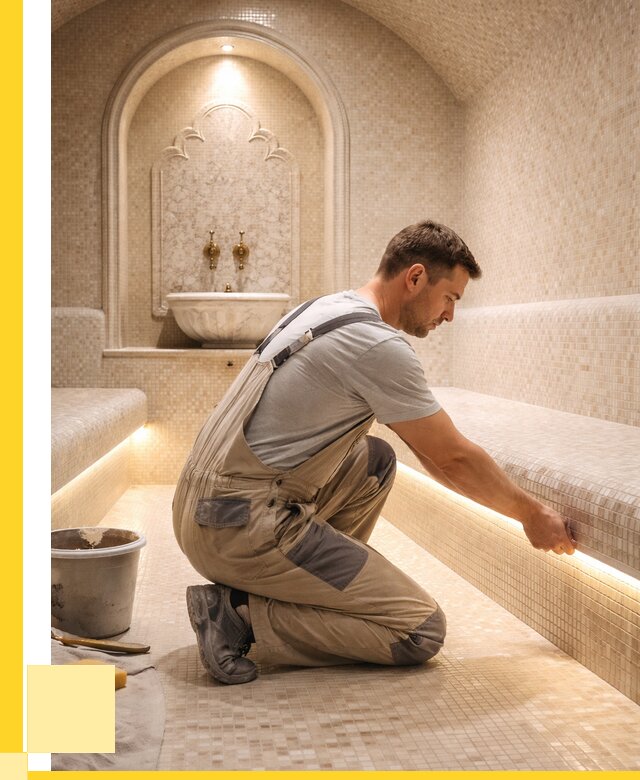 Отделка хамамов под ключ в Анапе от 5711 р. | ЭриданНпа