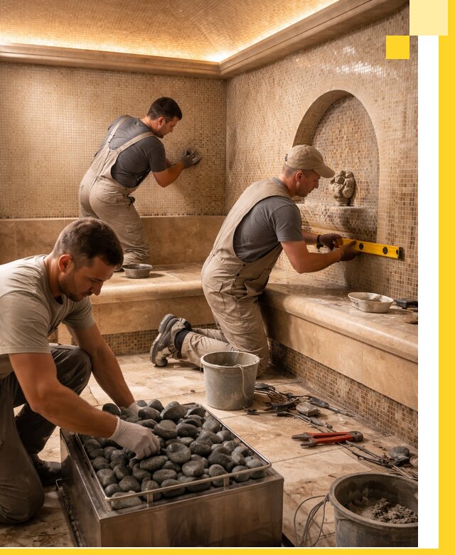 Проектирование и строительство хамама и сауны в Анапе