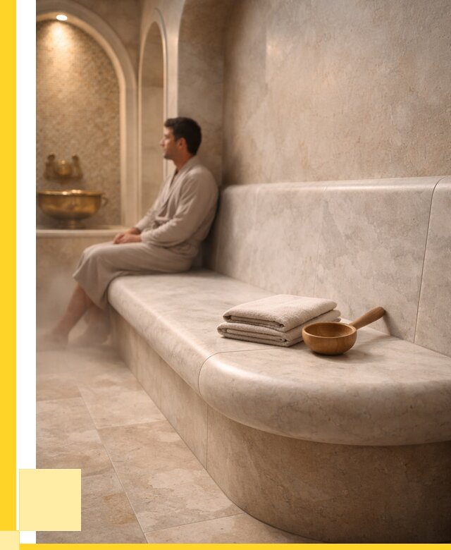 Сиденья для хамама в Анапе под ключ от 12461 р. | ЭриданНпа