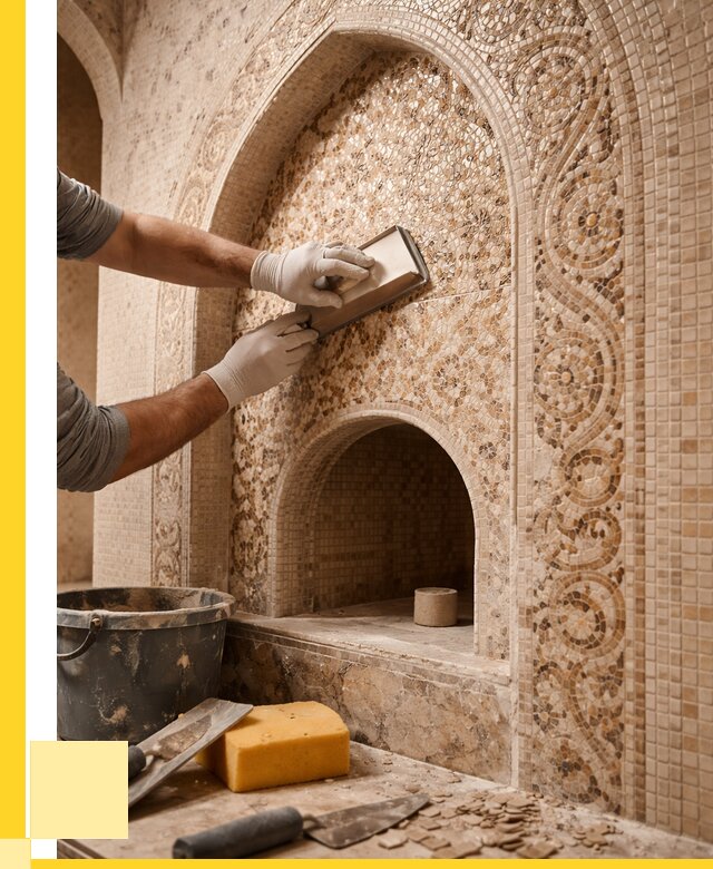 Мозаика для хамама в Анапе под ключ от 5192 р. | ЭриданНпа